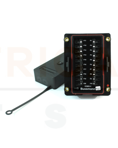 Bussmann 15303-1-6-3 RTMR 15300 Series Rear Terminal Mini Fuse and Relay Panel (Bussed, 20 Mini Fuse, Shallow Cover)