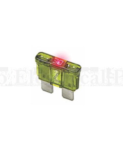 Littelfuse Auto Blade Fuses with Blown Fuse Indicator, ATO/ATC Size 7.5A 32VDC