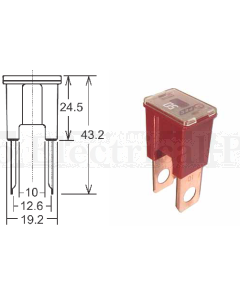 Pal Fuses Straight Male Terminal Large BTF040 40A 32VDC Link
