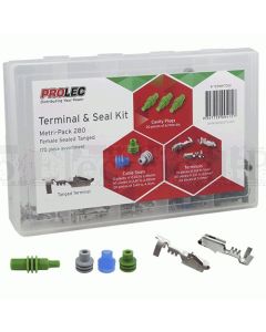 Terminal and Seal Kit for Delphi Metri-Pack 280 Series Sealed Tanged - 170 piece