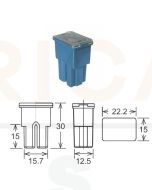 Pal Fuse Female Terminal Large ASF060 Yellow -  60A 32VDC