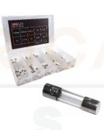 M205 Glass Fuse Assortment Kit - Fast Acting (100pcs)