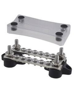 Prolec BBD6M4 Double Row Bus Bar 4 Stud 2x6 Screws 150A