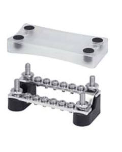 Prolec BBD6M4S Double Row Stepped Bus Bar 4 Stud 6 Screw 150A