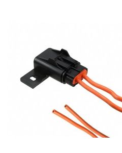 Bussmann HHR In-Line Fuse Holder with Waterproof Cover 30A Drill Hole Mount