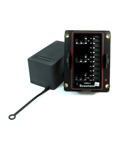 Bussmann 15303-3-6-4 RTMR 15300 Series Rear Terminal Mini Fuse and Relay Box (Dual Bussed, 3 Relays)