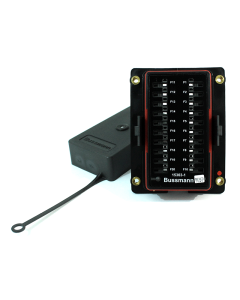 Bussmann 15303-1-6-3 RTMR 15300 Series Rear Terminal Mini Fuse and Relay Panel (Bussed, 20 Mini Fuse, Shallow Cover)