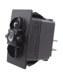 Carling Switch Base Momentary On, Off, Momentary On, 12V 20A 1 x Blue LED