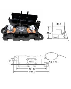 Littlefuse 2981001 Megafuse Block