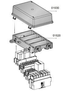 MTA 01530 Four Module Cover