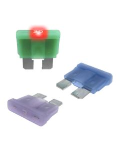 Littelfuse Auto Blade Fuses with Blown Fuse Indicator, ATO/ATC Size 10A 32VDC