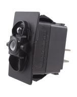Carling Switch Base Momentary On, Off, Momentary On, 12V 20A 1 x Blue LED